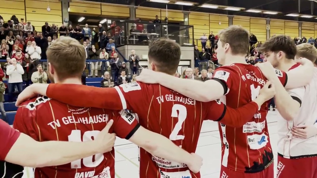 TV Gelnhausen: Team und Fans singen 