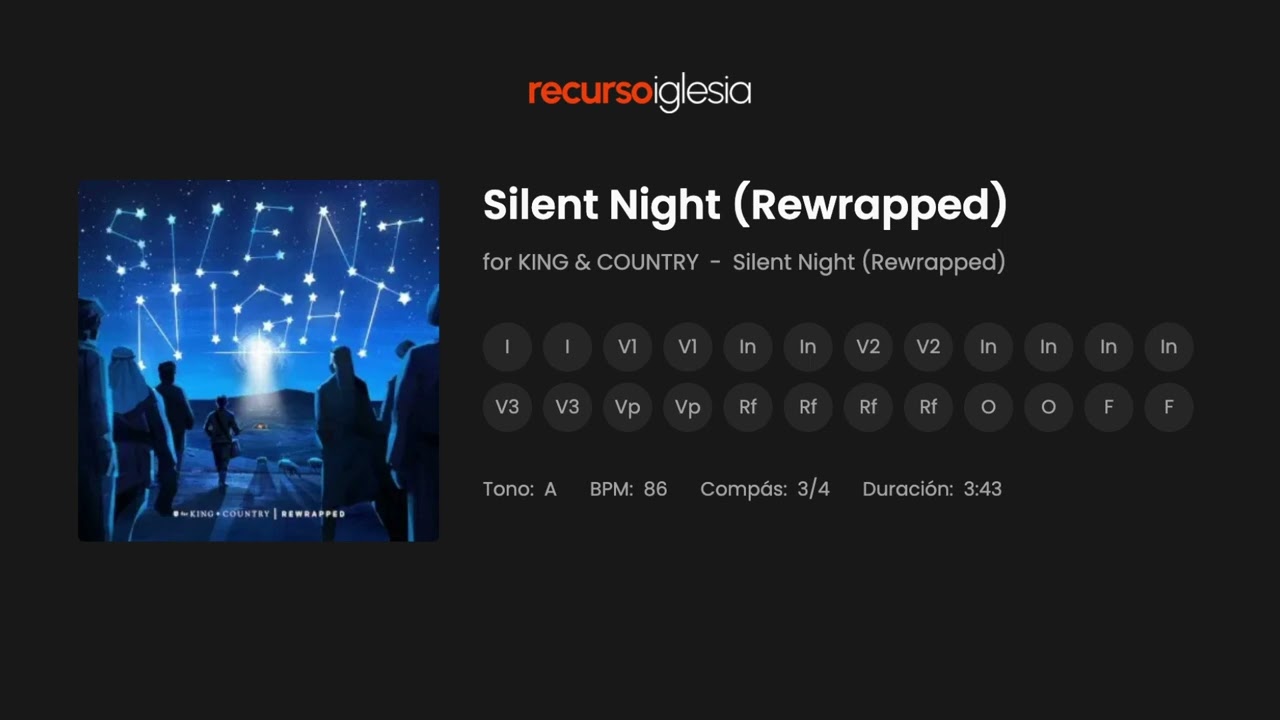 Silent Night (Rewrapped) - for KING & COUNTRY | Multitrack
