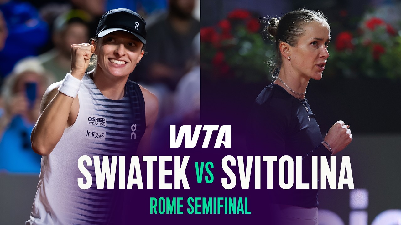 Ига Свёнтек против Элины Свитолиной | Рим, полуфинал 2026 | Обзор матча WTA