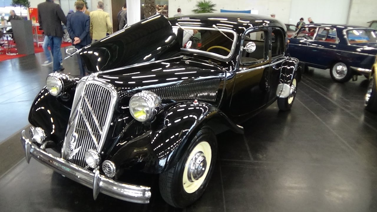 1951 Citroen Traction Avant 15 Six - Exterior and Interior - Classic Expo Salzburg 2016