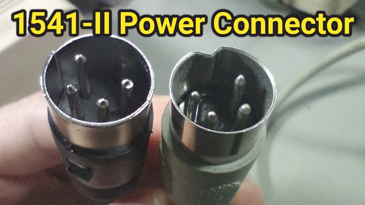 Modern C64 PSU - 1541-II DIN Connector Update
