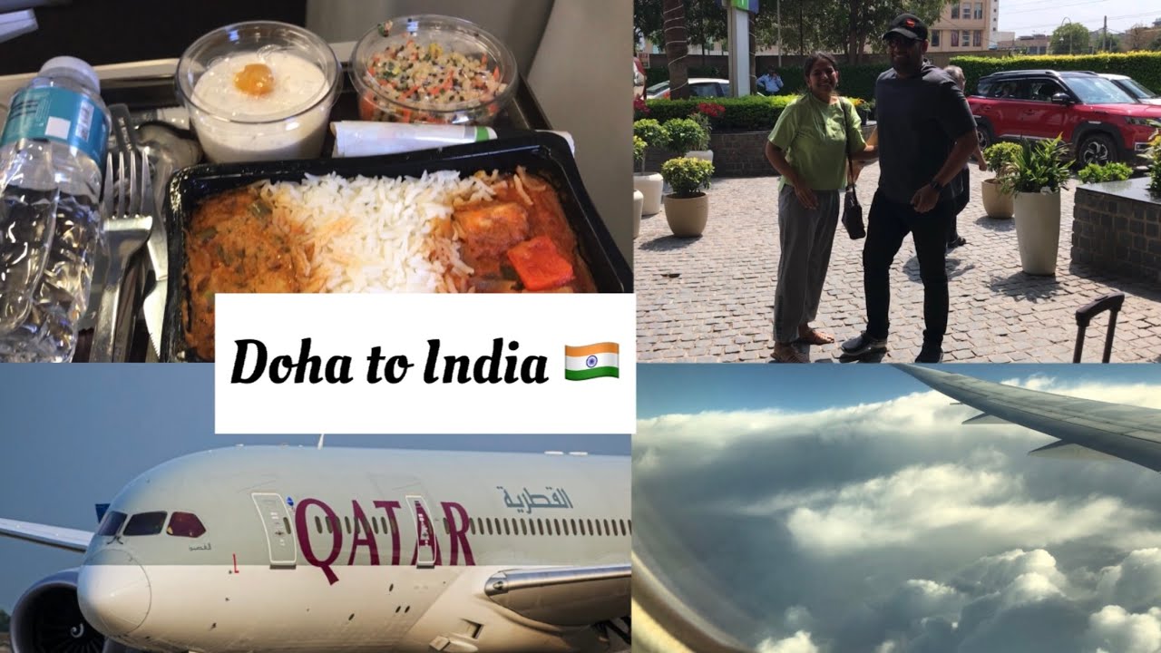 Qatar airways economy class experience ॥ Qatar To India | Doha to Delhi