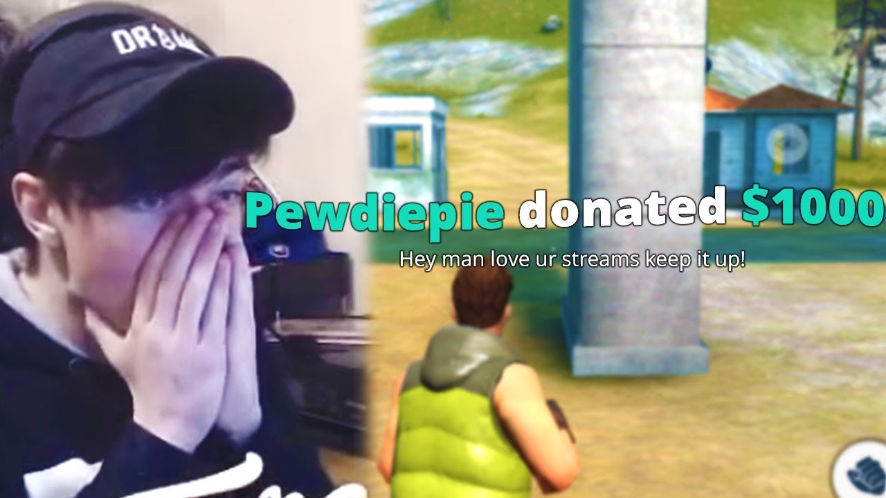 Reacting to $1000 Donations on Livestream while playing Rules Of Survival | THANK YOU SO MUCH