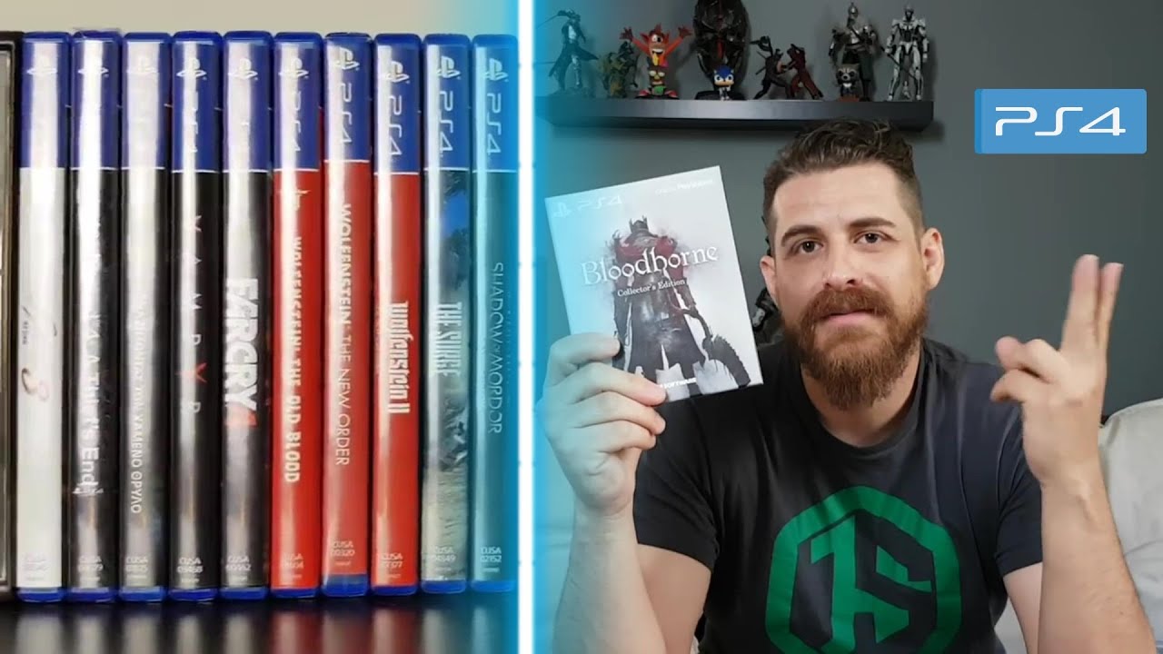 Η συλλογή μου PS4 games BONUS PSP games