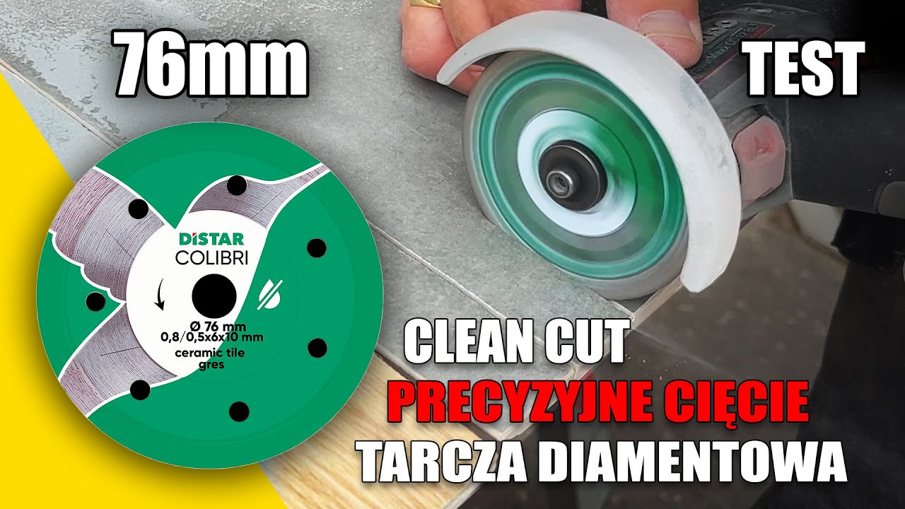 Tarcza Diamentowa Distar COLIBRI  76mm 0.8mm - Clean Cut