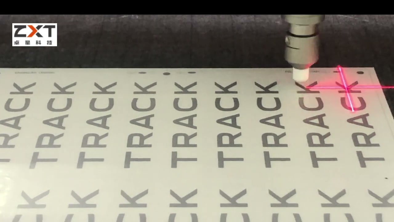 Full-cutting and kiss-cutting for printed stickers