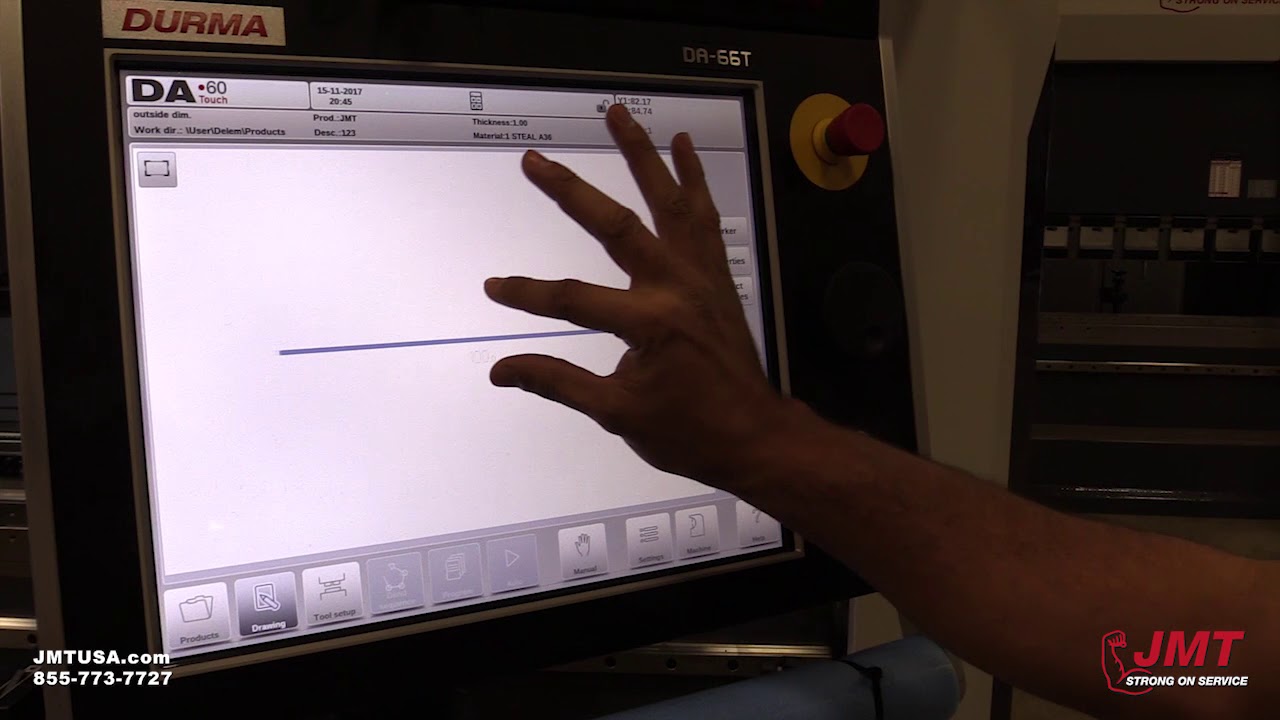 Delem DA 66T Press Brake Control Overview