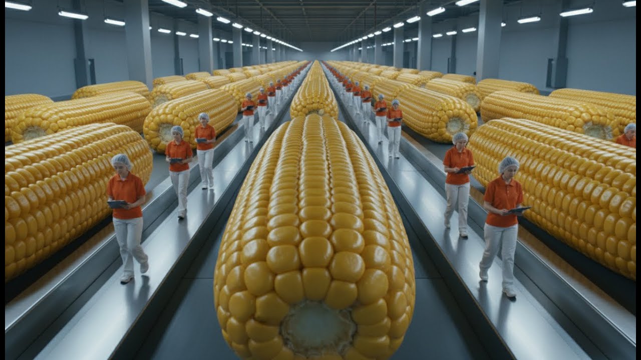 Inside a Modern Popcorn Factory: From Corn Fields to Golden Buttery Perfection (Full Process)