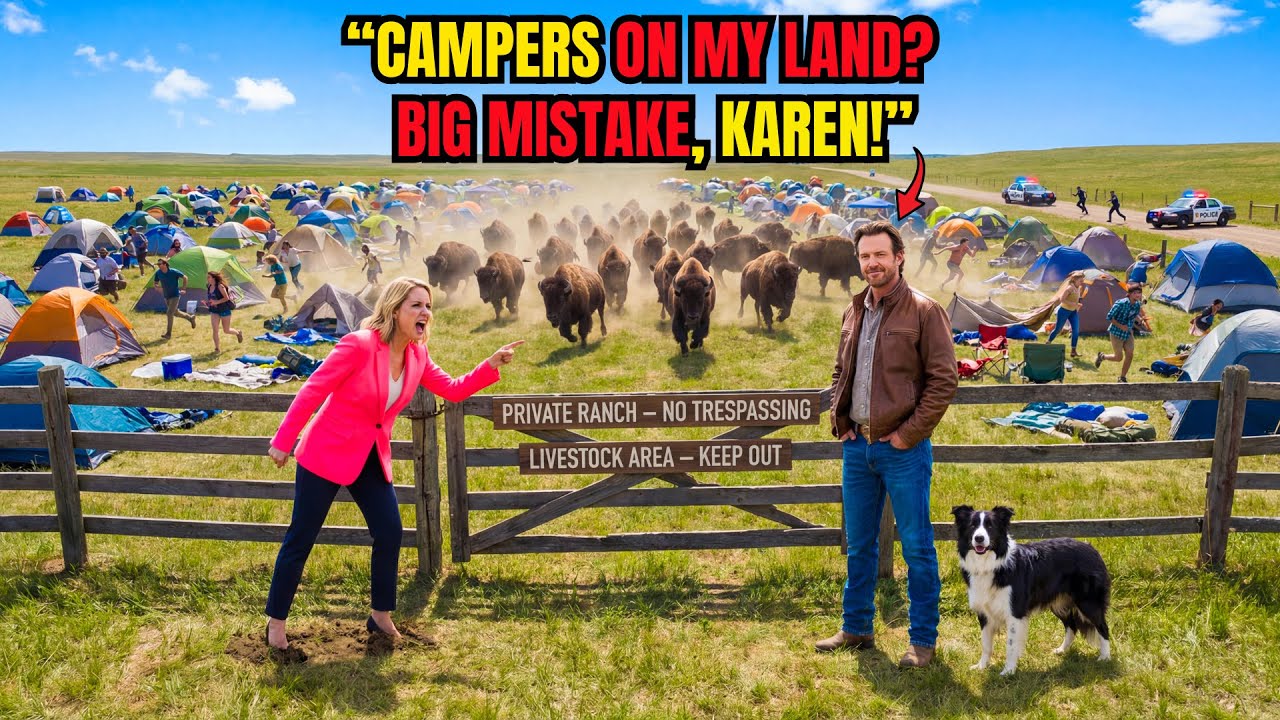 HOA Karen Invited 900 Campers Onto My Land — So I Opened the Gates and Released My Bulls