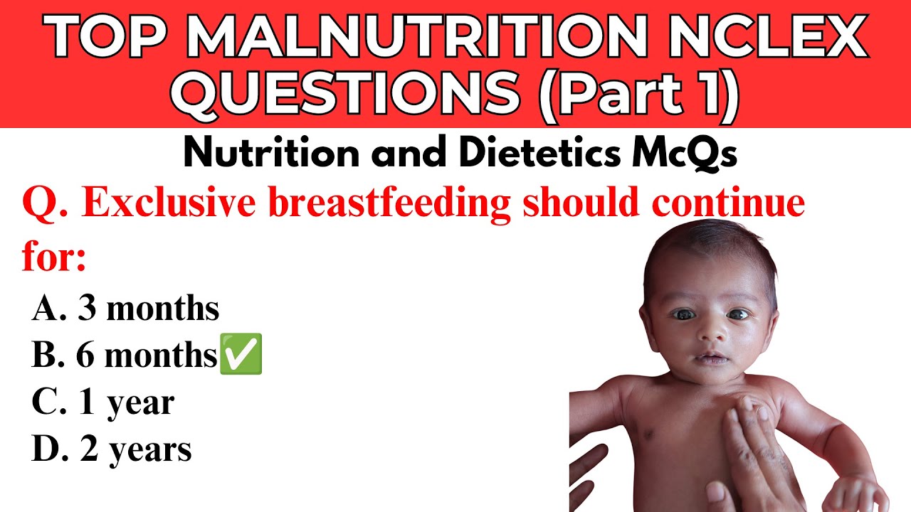 Top Malnutrition NCLEX Questions and Answers | Nursing Quiz | Part 1