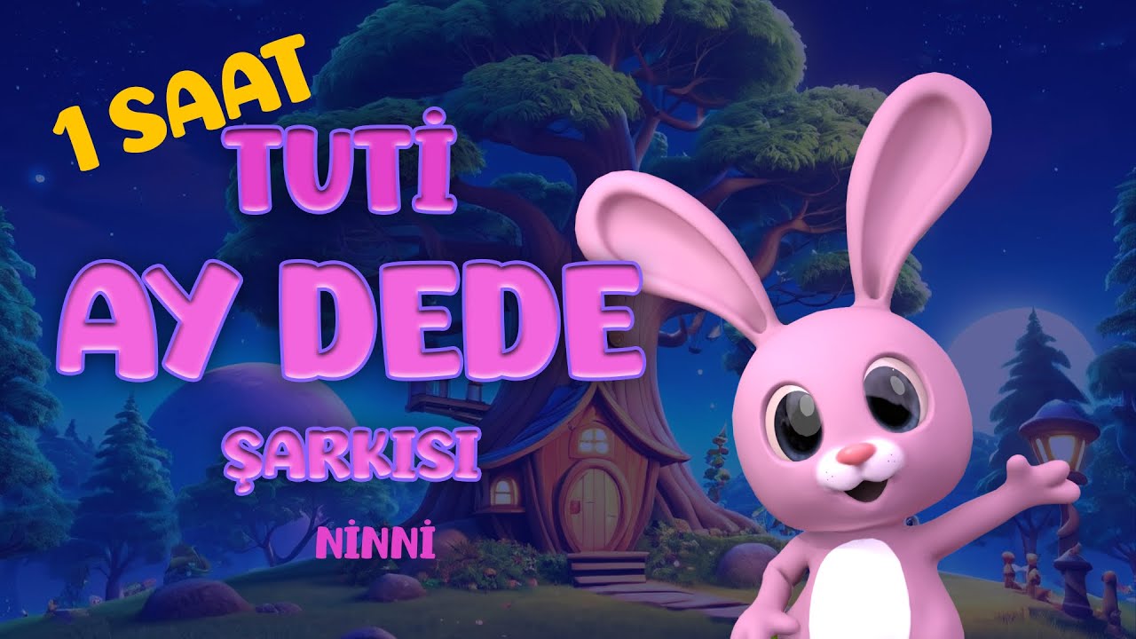 1 Saatlik  Tuti -  Ay Dede Ninnisi. #şarkı #ninni #bebek #çizgifilm