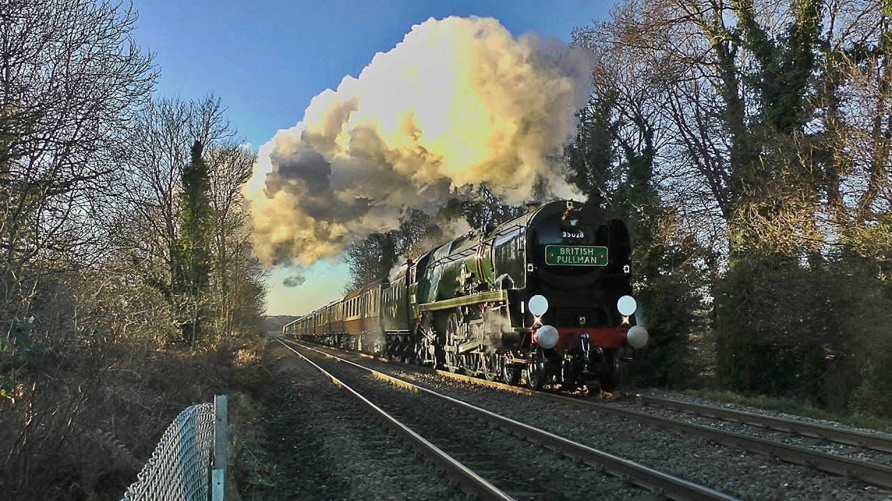 35028 powers the Surrey Hills VSOE - 13/12/14