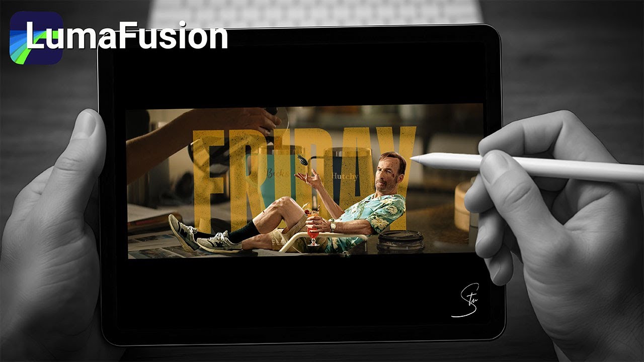 This in Movie Title Graphic Can Easily Be Recreated in LumaFusion v5.4.2