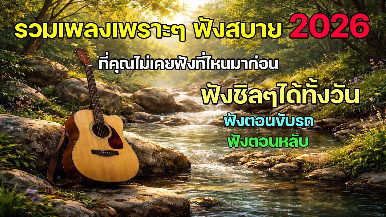 รวมเพลงเพราะๆ ฟังสบาย 2026 I สามล้อ Music