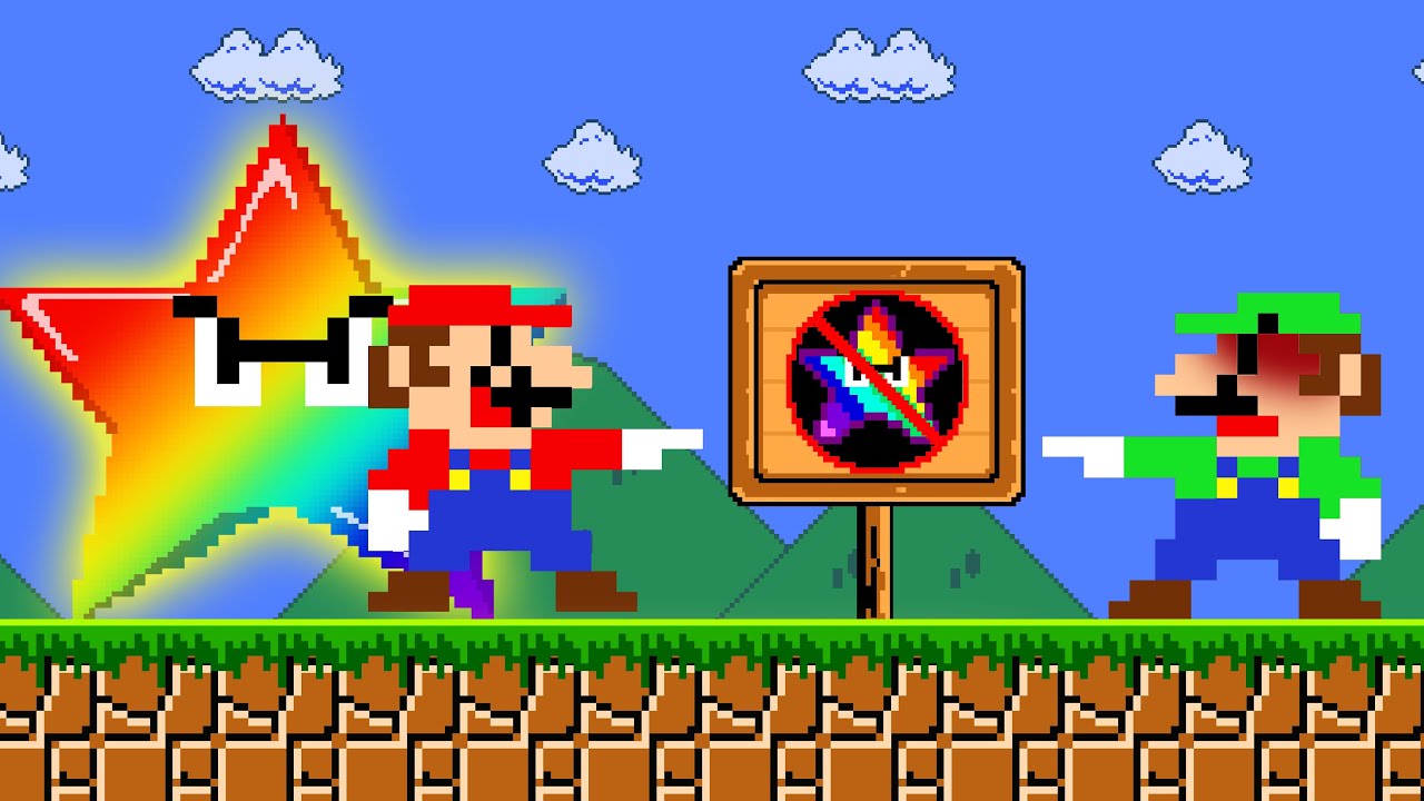 Mario and Luigi but Rainbow Stars Forbidden here... | Mario Zombros