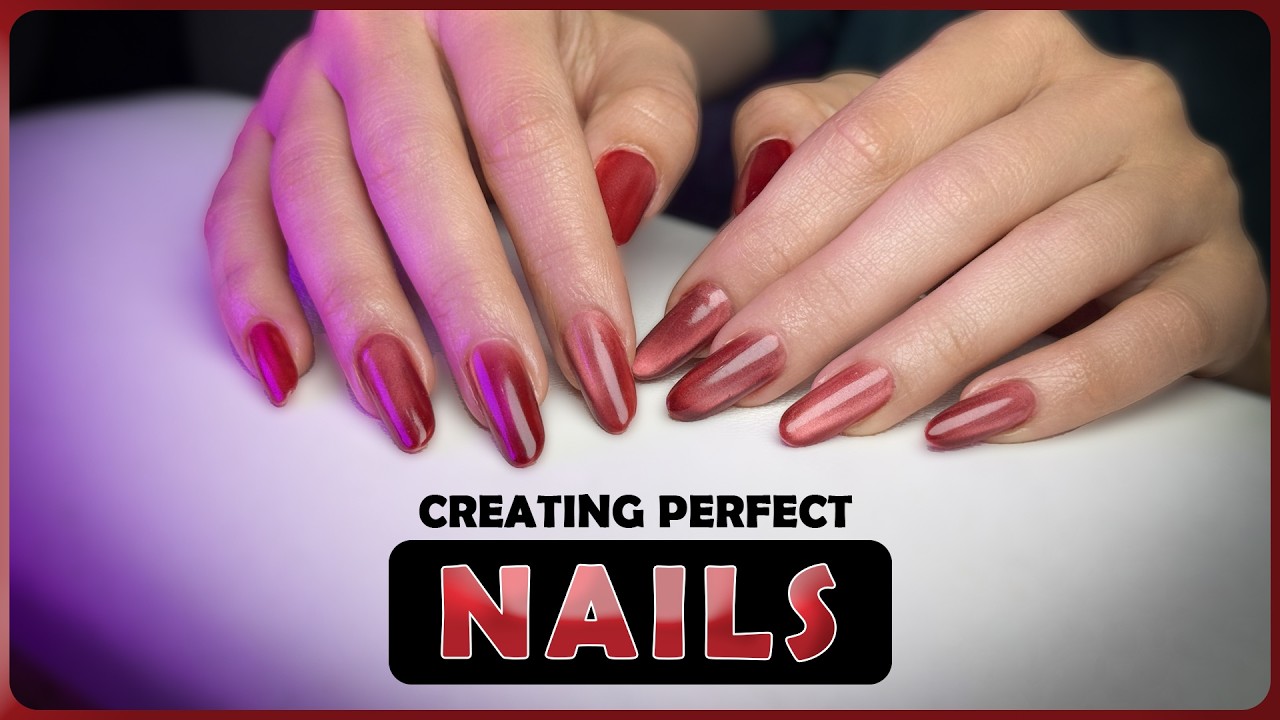 Relaxing Nail Therapy ☁️✨ Creating Perfect Nails with Dual Forms
