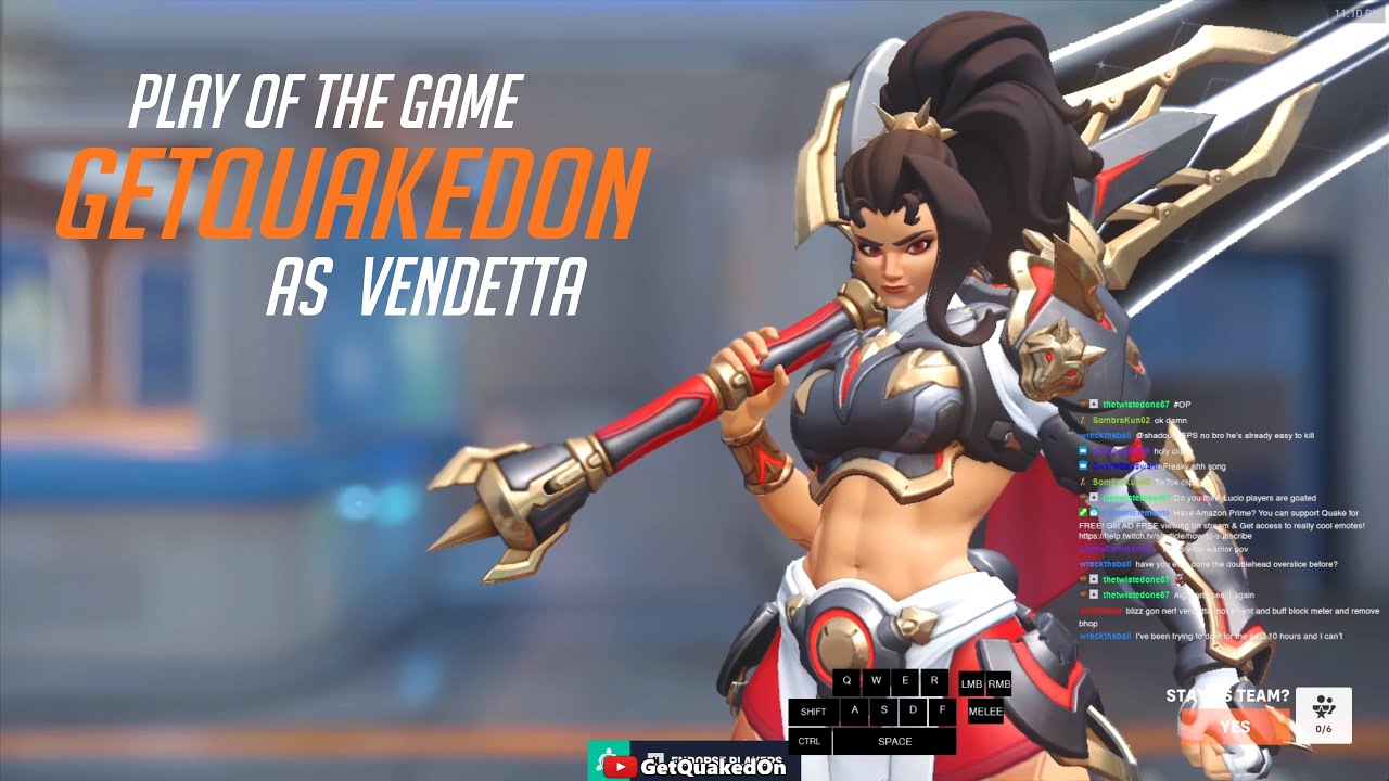 GetQuakedOn Fastest Vendetta - POTG! [Overwatch 2 Season 19 Top 500]