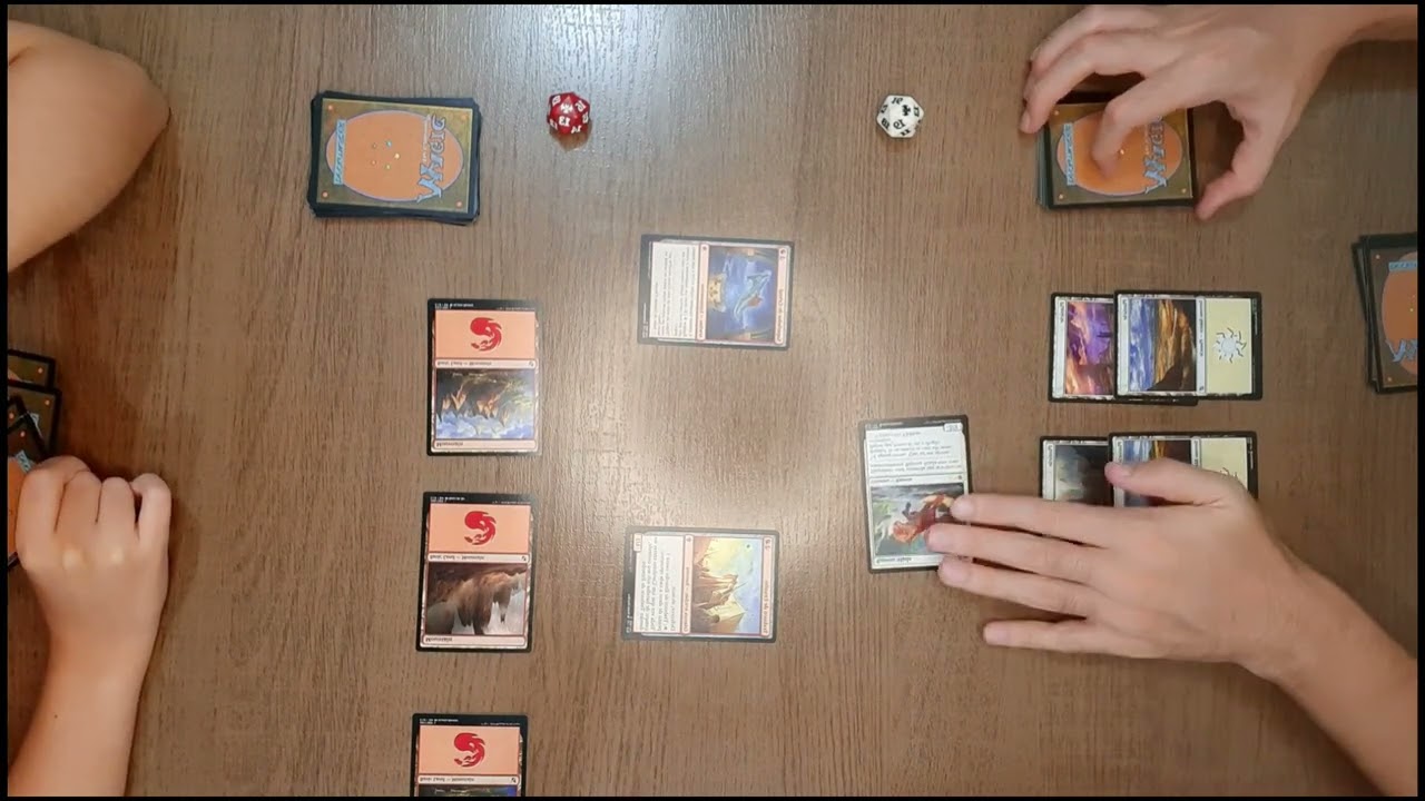 Partida de Magic para iniciantes (sem usar habilidades)