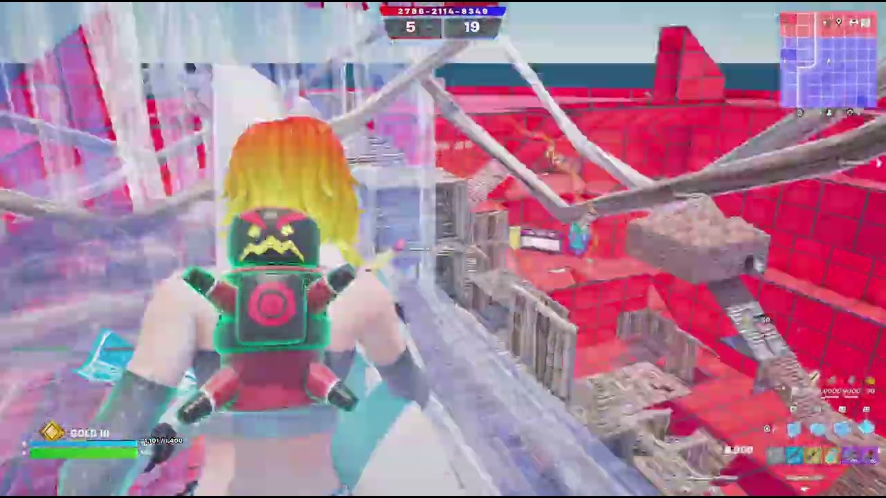 W keying in super Red vs Blue.😈😈😈