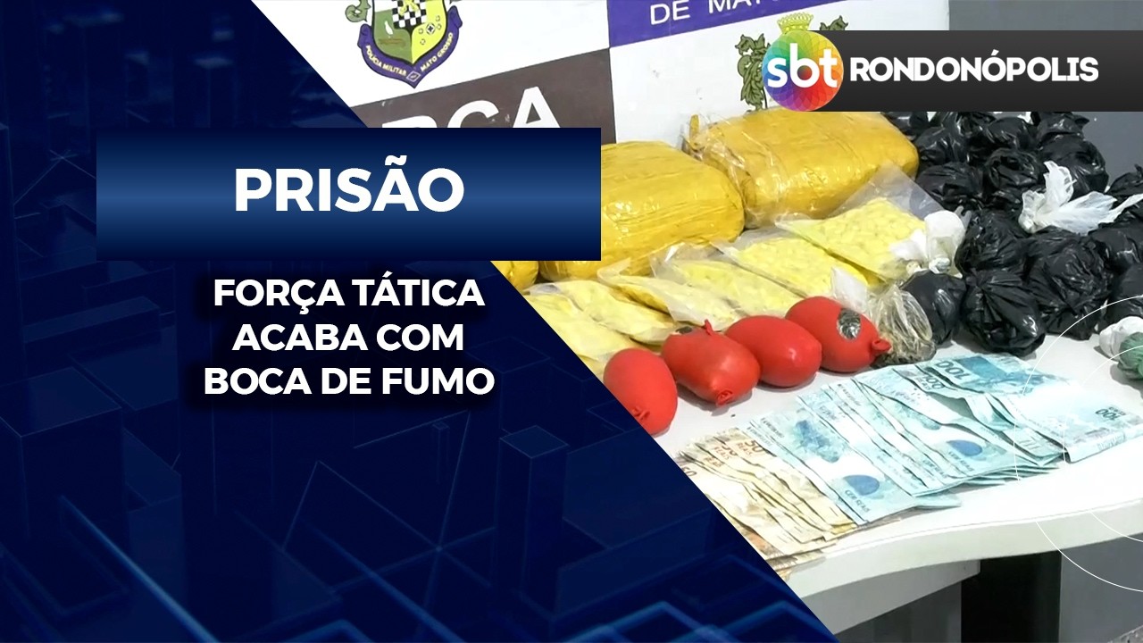 FORÇA TÁTICA acaba com BOCA de FUMO