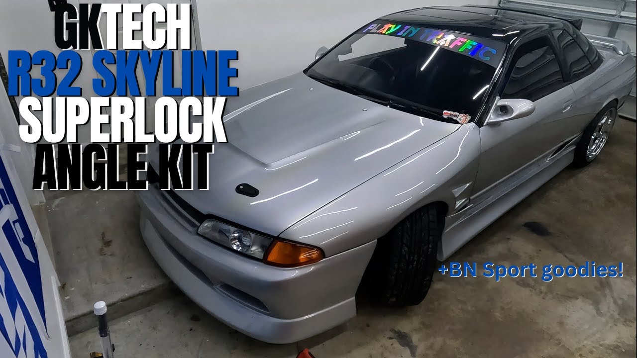 R32 Skyline GKTech Superlock Angle Kit Install