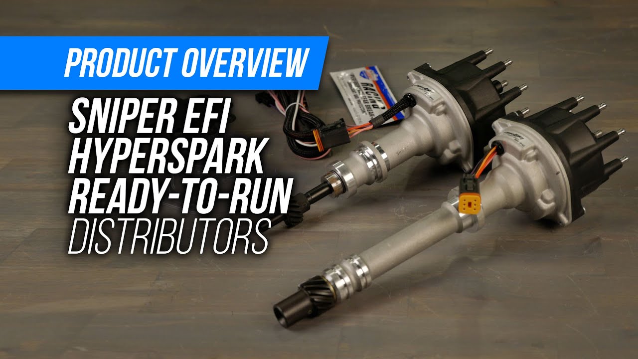 Sniper EFI HyperSpark Ready-To-Run Distributors Add Timing Control For Holley EFI Systems