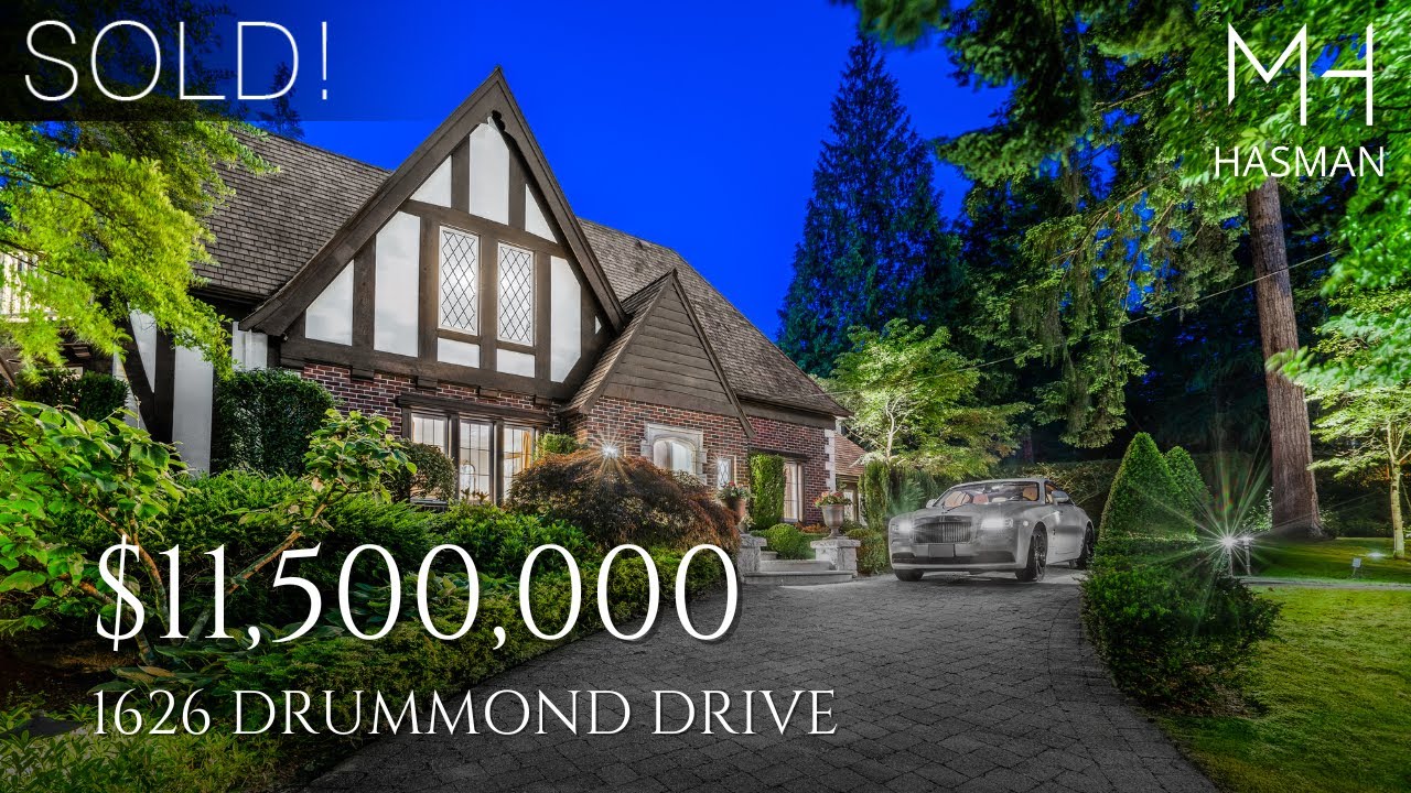 A Historic 1933 Classic English Tudor Residence in Vancouver's Most Prestigious Point Grey  Enclave