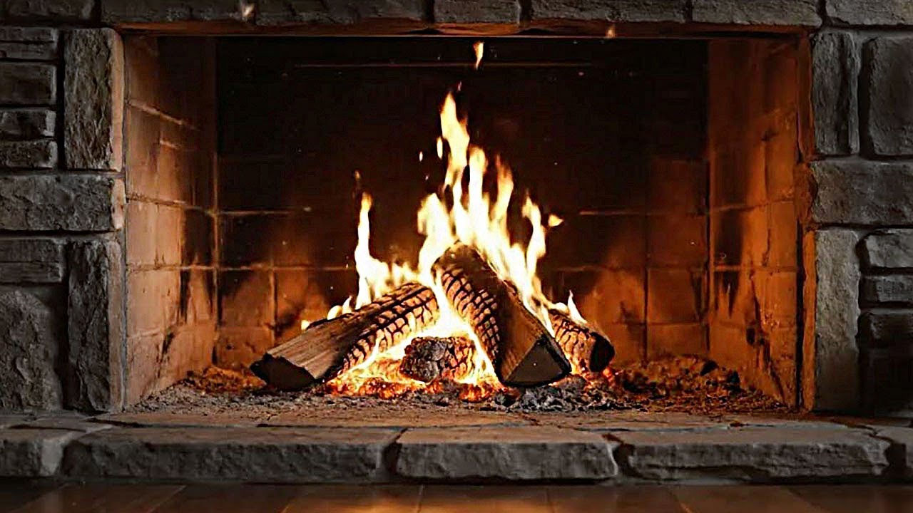 🔥Crackling Fireplace & Warm Embers | 2 Hours of ASMR Relaxation | NO MUSIC
