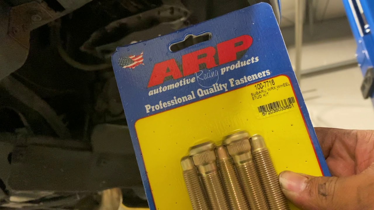 Installing Front Extended Studs Nissan Skyline GTR