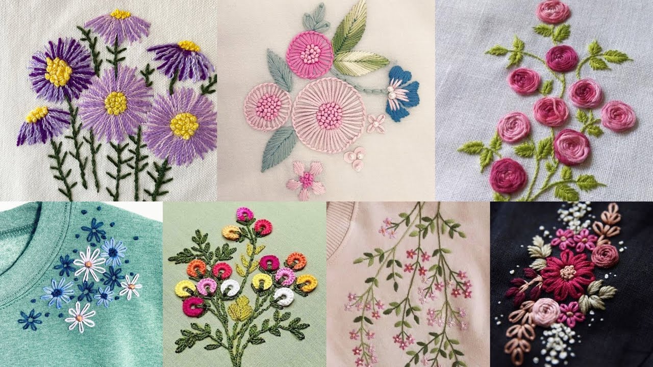 Outstanding Hand Embroidery Designs | Beautiful & Easy Handmade Embroidery Ideas