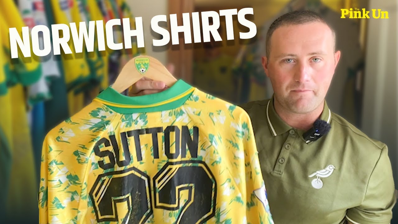 Norwich Shirts | Billy's favourite football shirts from his collection | The Pink Un