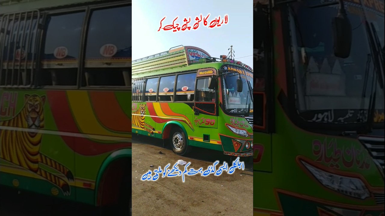 Multan General Bus Stand Buses 