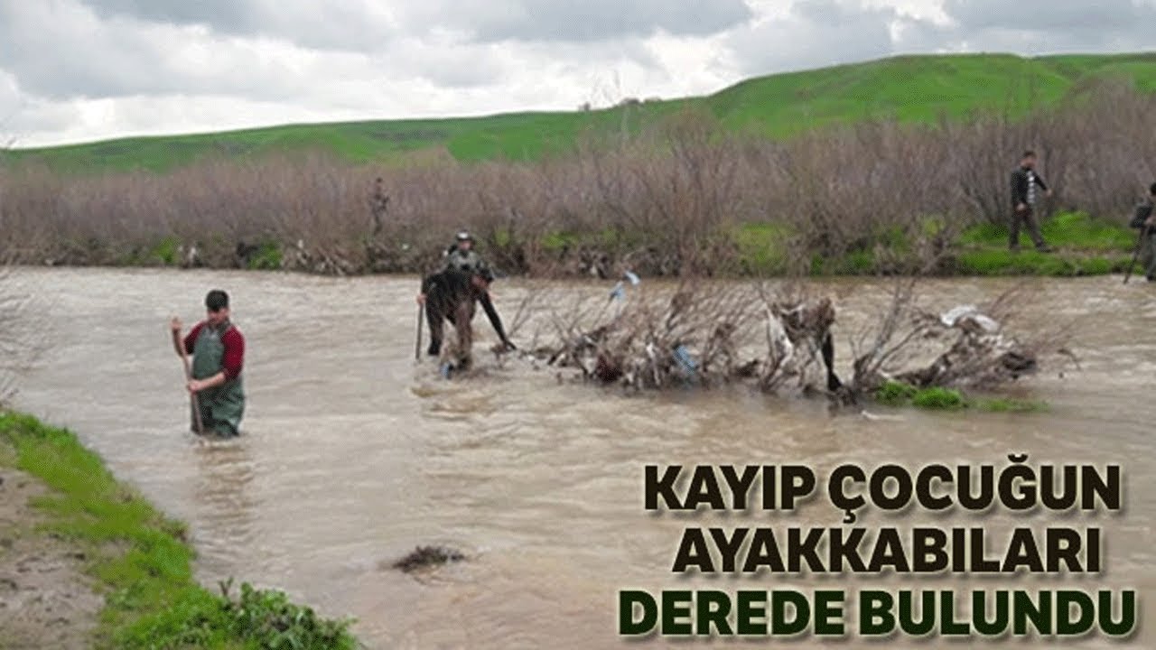 Kayıp Çocuğun Ayakkabıları Derede Bulundu