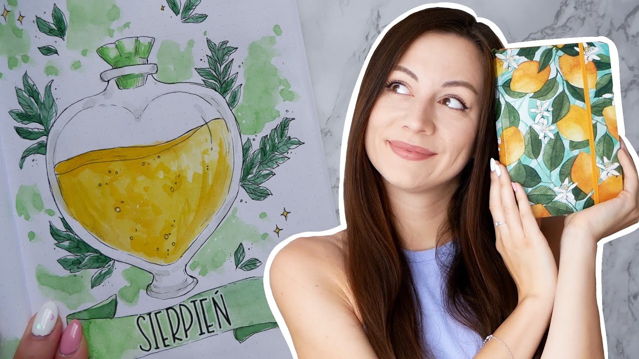 ZAPLANUJ ZE MNĄ SIERPIEŃ 2022 w Bullet Journal