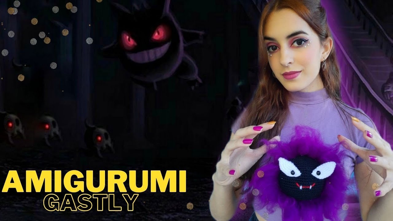 GASTLY AMIGURUMI | Pokemon paso a paso