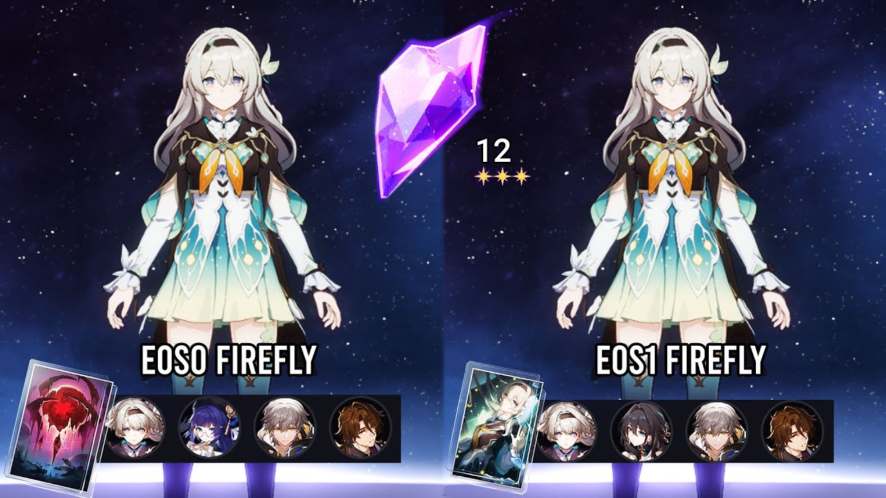 F2P E0S0 Firefly vs P2W E0S1 Firefly - v2.3 MoC 12 | Honkai Star Rail