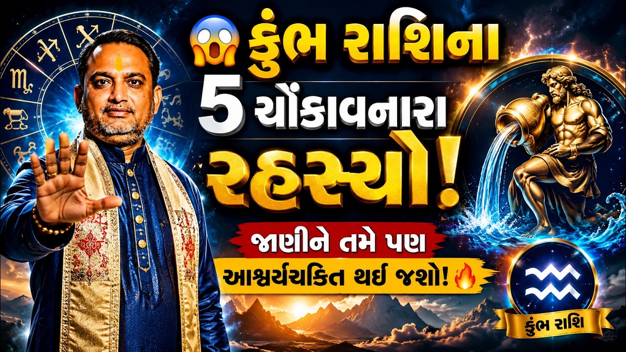 5 Shocking Secrets About કુંભ રાશિ You Never Knew || 5 નબળાઈથી સાવધાન રહેજો || kumbh rashi