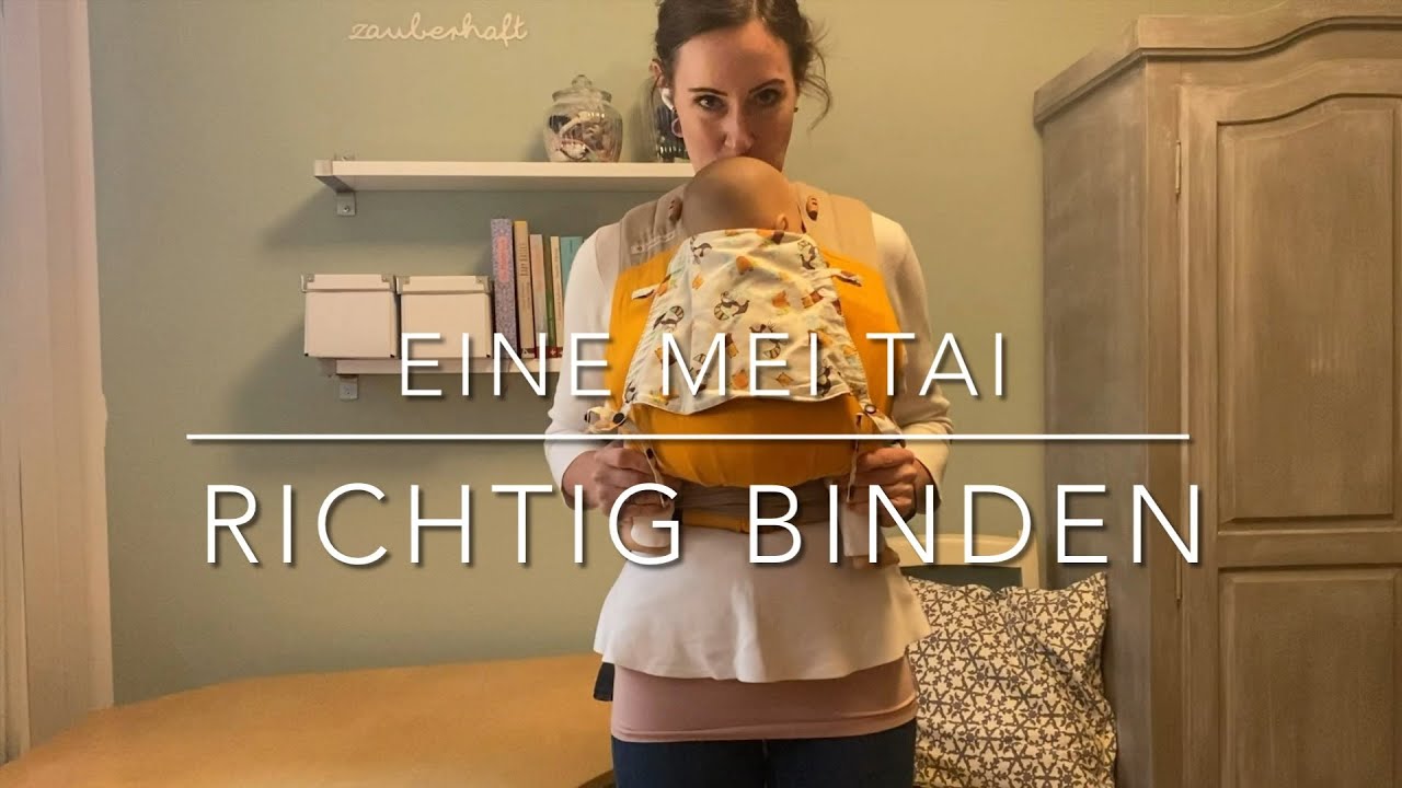Babytragen: so bindest du eine Mei Tai richtig | Tipps zur Fullbuckle-Trage