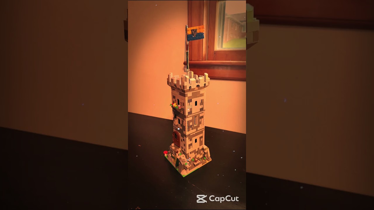 My Custom LEGO Castle Tower 🔥 #legobuild