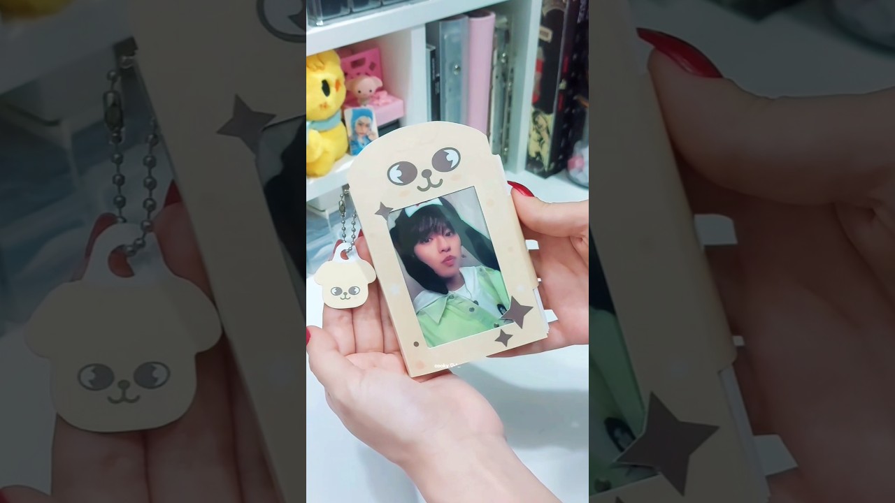 🌸&bull;&deg;.. Kpop DIY &bull; Stray Kids SKZOO PuppyM Collectbook Fanmade ♡ #straykids #photocards #kpopdiy