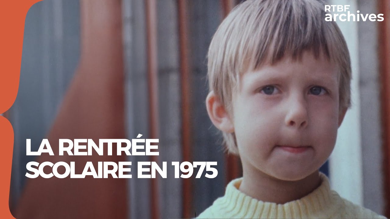 La rentrée scolaire en 1975 - RTBF archives