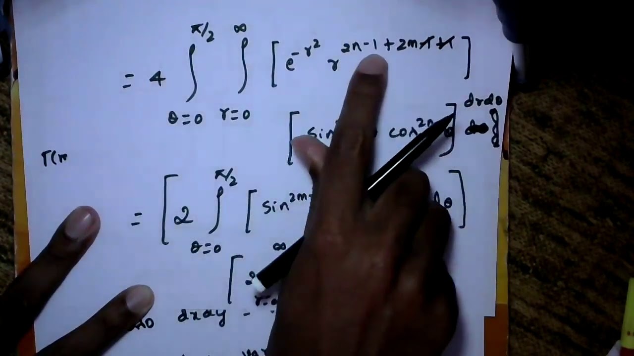 Beta & Gamma Functions important