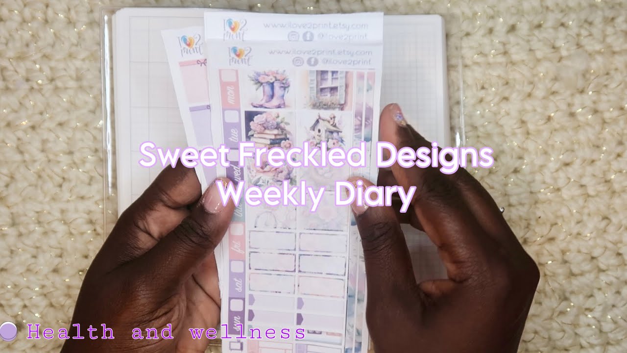 First week in my |Sweet Freckled Designs| “Weekly Diary”| #plannercommunity #bujo #hobonichiweeks