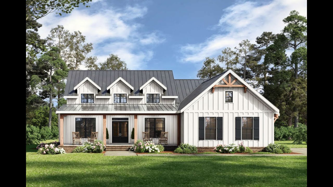 Timeless Modern Farmhouse | Exclusive  Design| Plan 009-00312