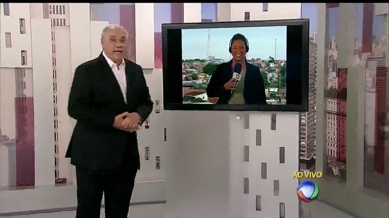 Marcelo Rezende entrevista a repórter Fabíola Gadelha, de Manaus
