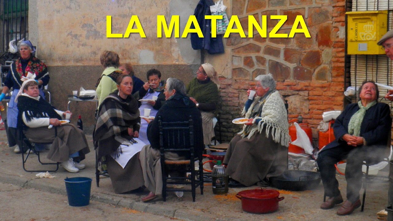 La matanza del cerdo en Espinoso del Rey