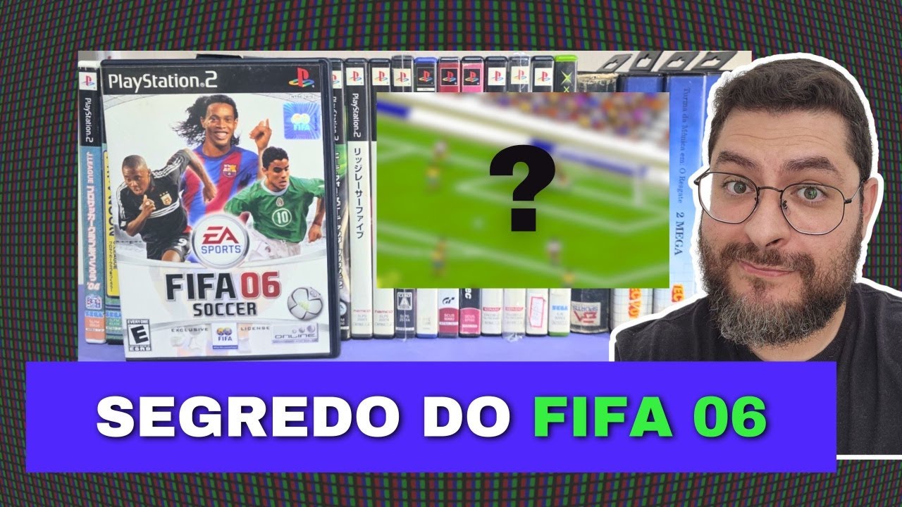 A EA colocou um TESOURO RETRÔ no FIFA 06 de PS2