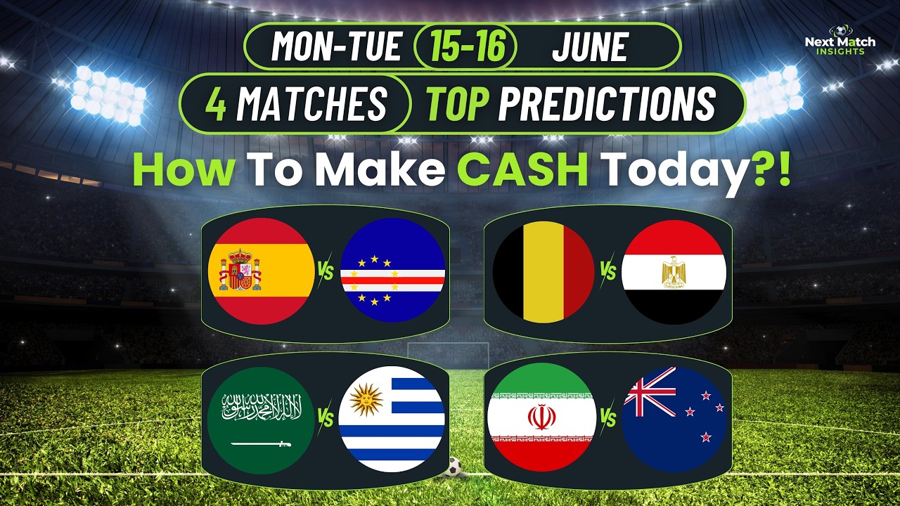 FIFA World Cup Matches Predictions ⚽| Spain, Belgium, Uruguay, Egypt & Saudi Arabia 💰🔥