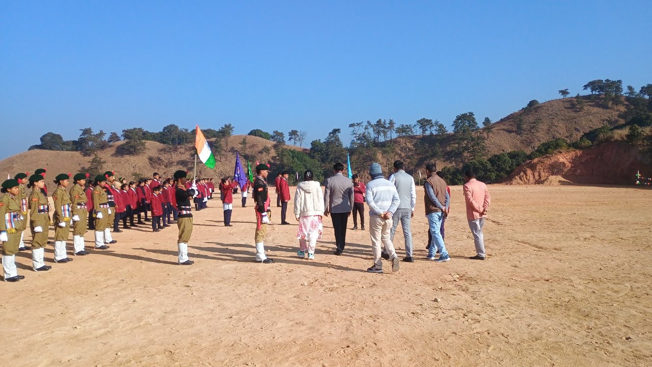 JNV MAWKYRWAT, PARADE, SOLDIER, NCC, SCOUT GUIDE, BORDER 2, BORDER, SHILLONG, KHASI HILLS, NVS, JNV