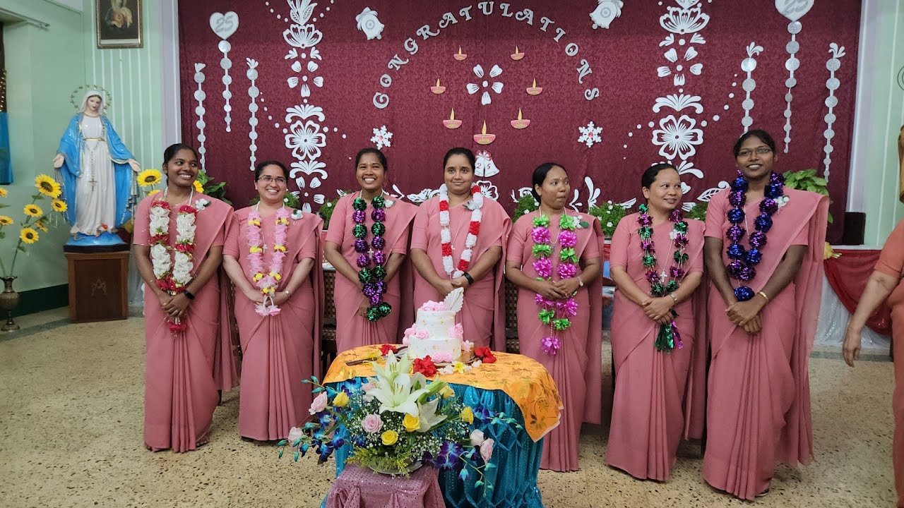 Thanksgiving Mass of Silver Jubilarian and Finally Professed Sisters of Pachmarhi Province